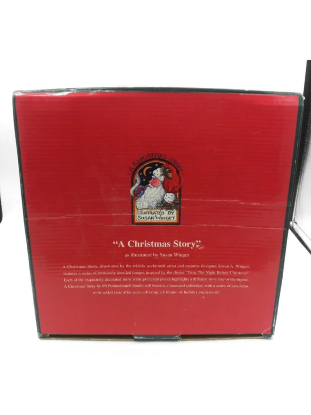 Portmeirion Studio A CHRISTMAS STORY 10 -1/4 In Pedestal Cake Stand Susan Winget